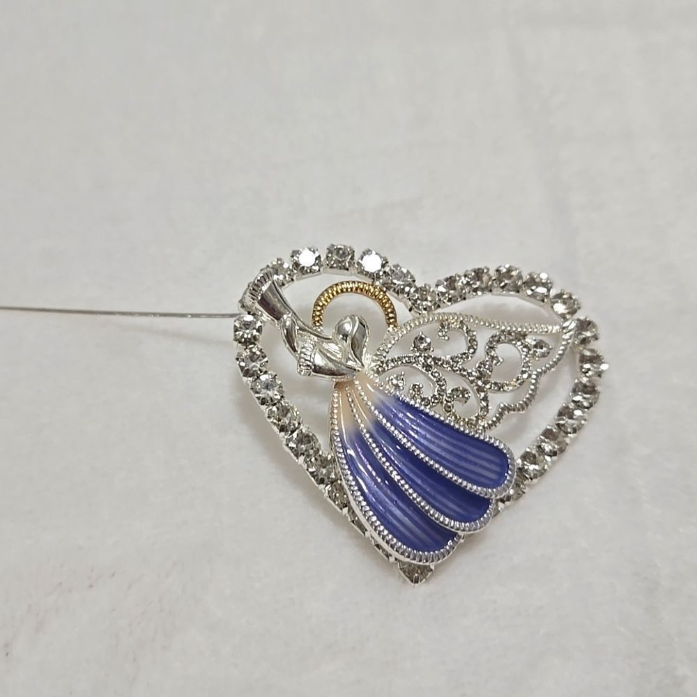 Napier Angel Heart Brooch